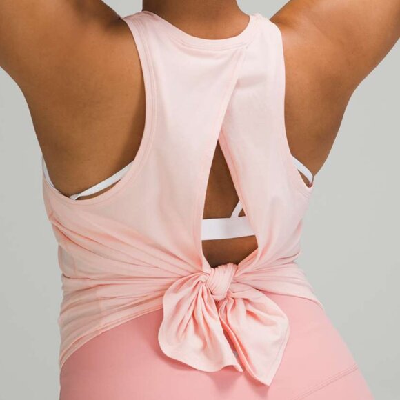 Lululemon All Tied Up Tank Top Pink Size 6 - Picture 1 of 9